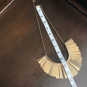 Francesca's Collections Jewelry - Rebecca Sandblast Fringe Statement Necklace Francesca's Collections Jewelry - Rebecca Sandblast Fringe Statement Necklace
